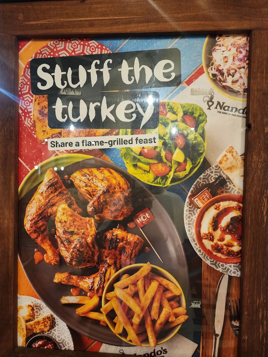 Menu, Nando's Casuarina