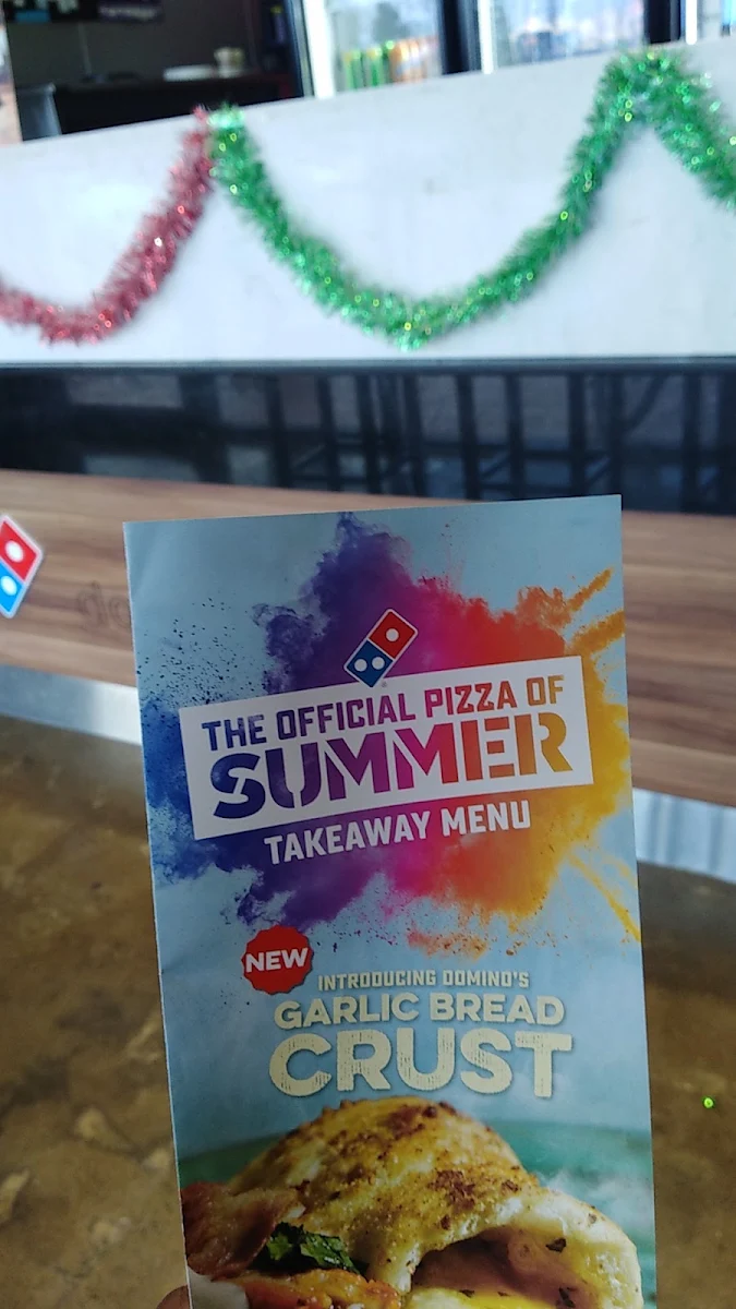 Menu, Domino's Pizza Kenmore