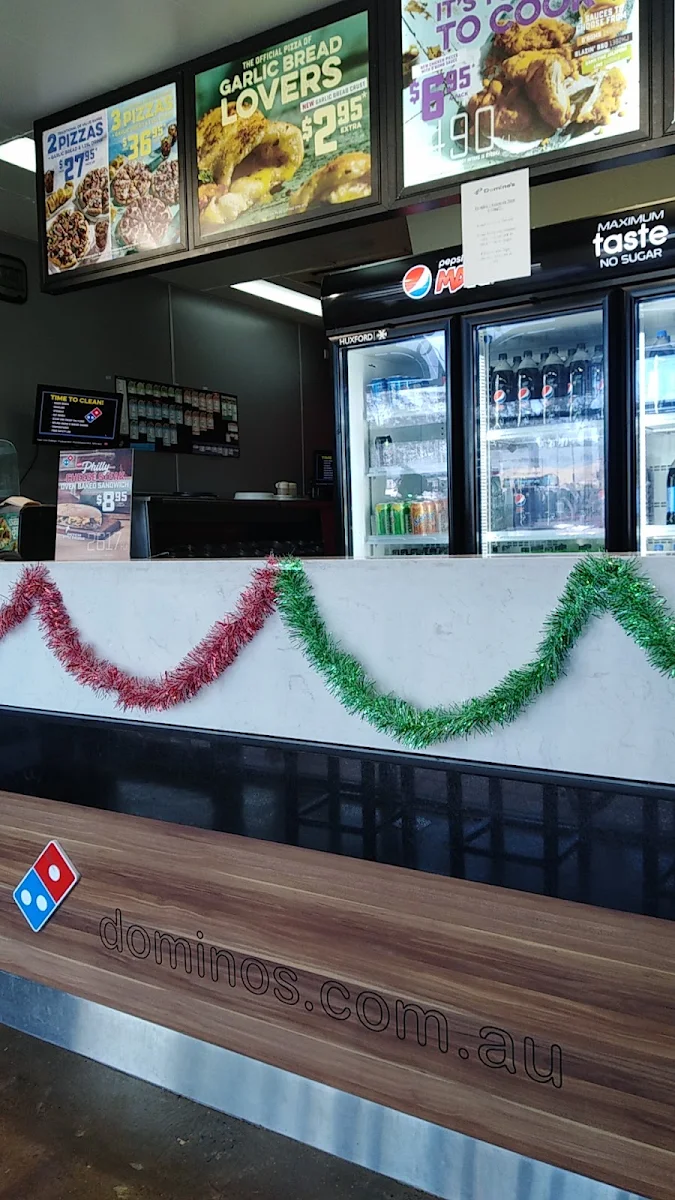 Menu, Domino's Pizza Kenmore