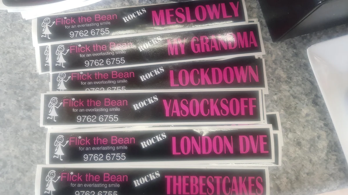 Menu, Flick The Bean
