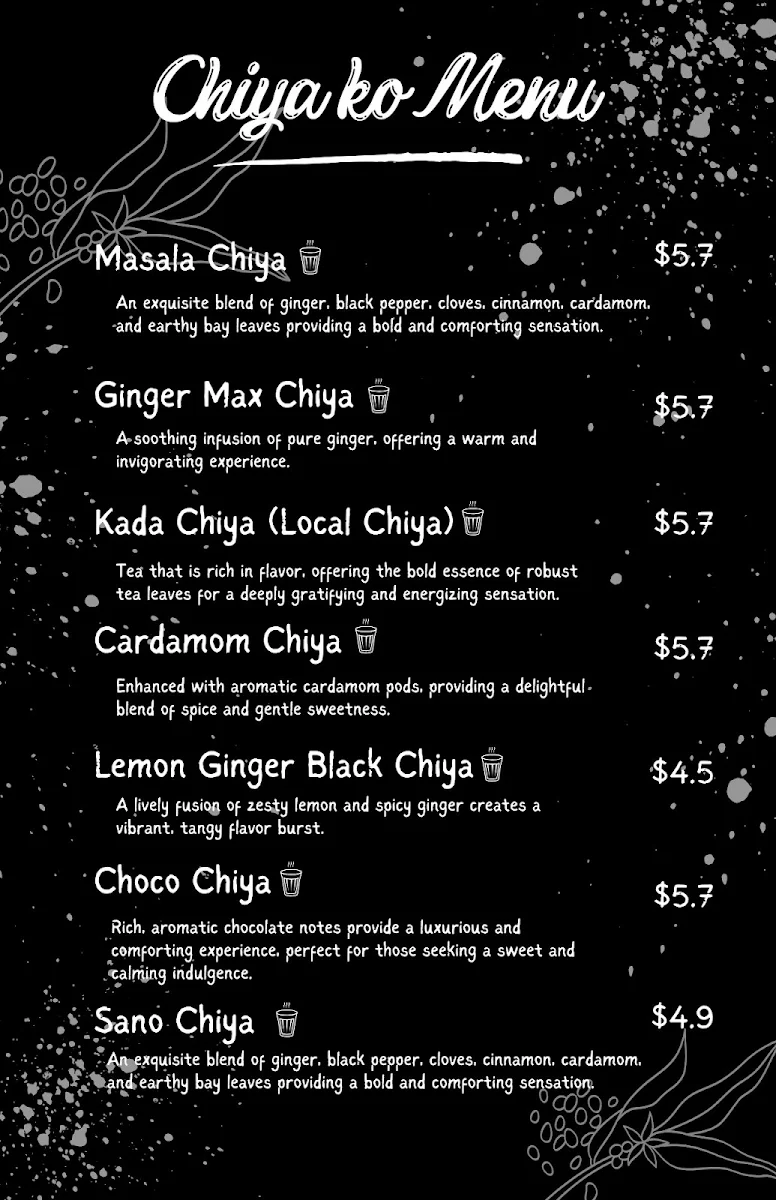 Menu, ChiyaHub