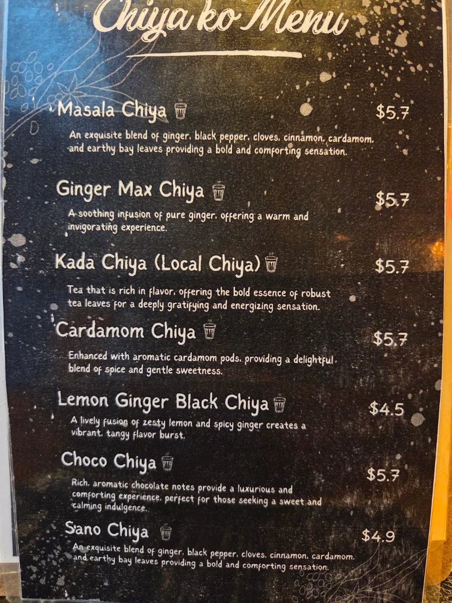 Menu, ChiyaHub