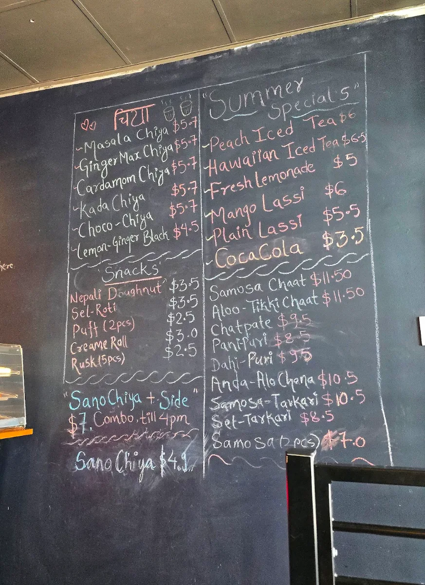 Menu, ChiyaHub