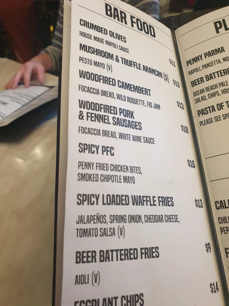 Menu, Penny Young