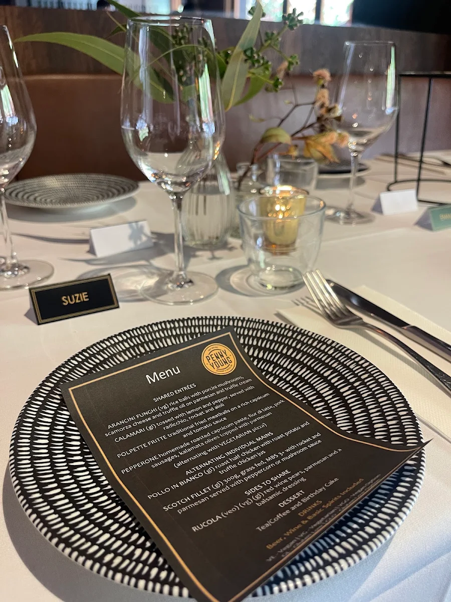 Menu, Penny Young