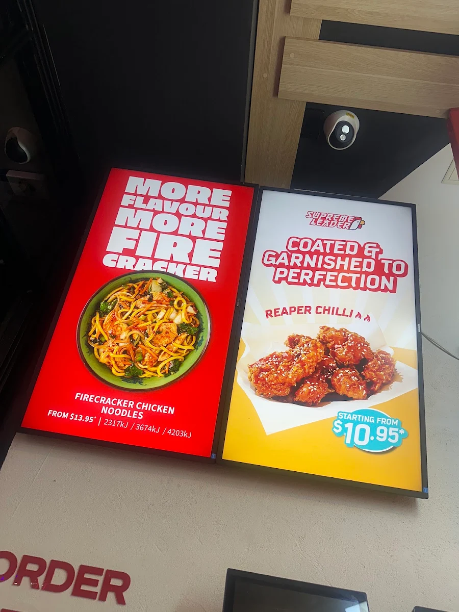 Menu, Noodle Box Geelong