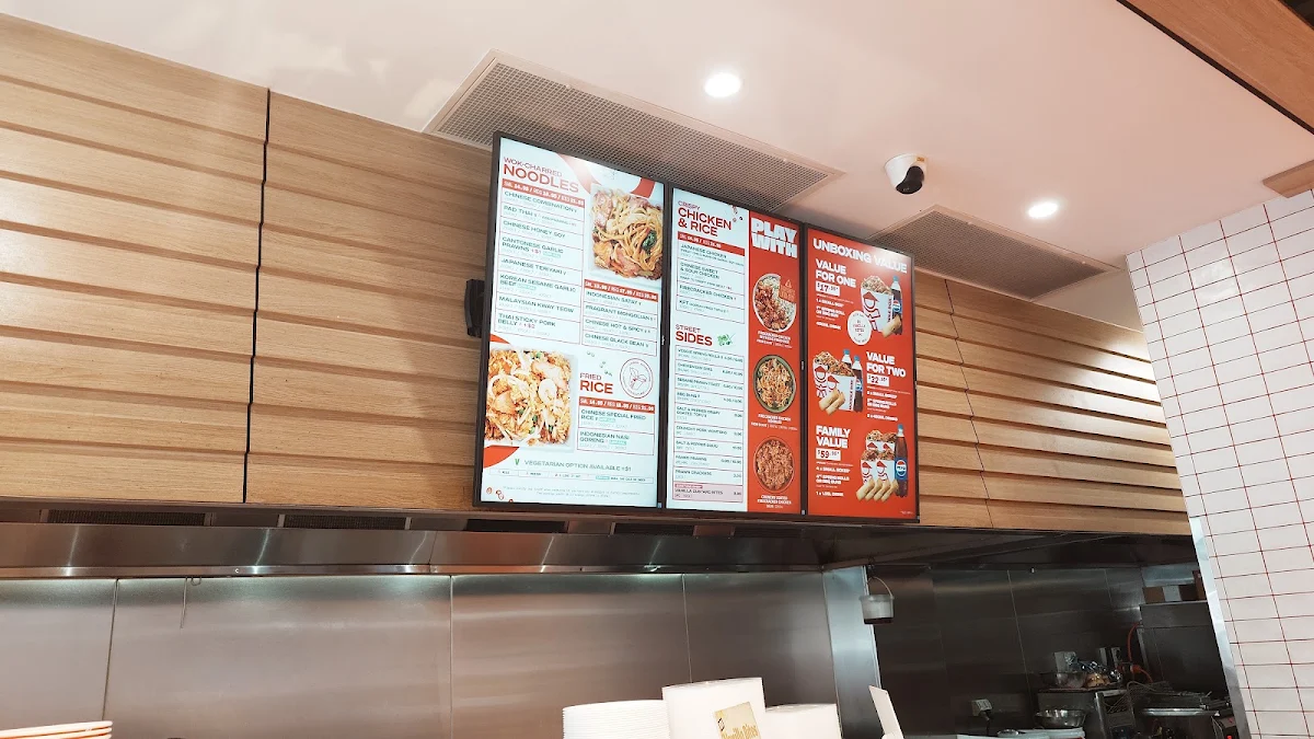 Menu, Noodle Box Geelong