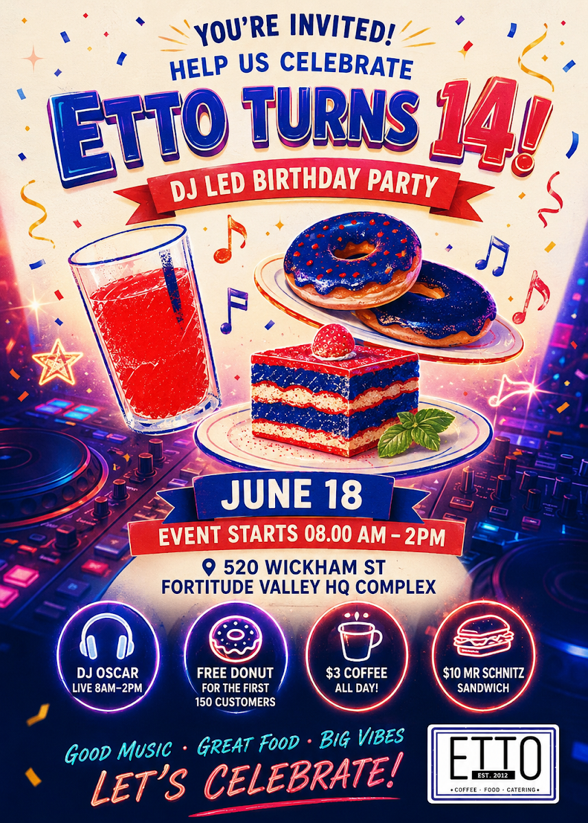 Menu, Etto Catering and Cafe