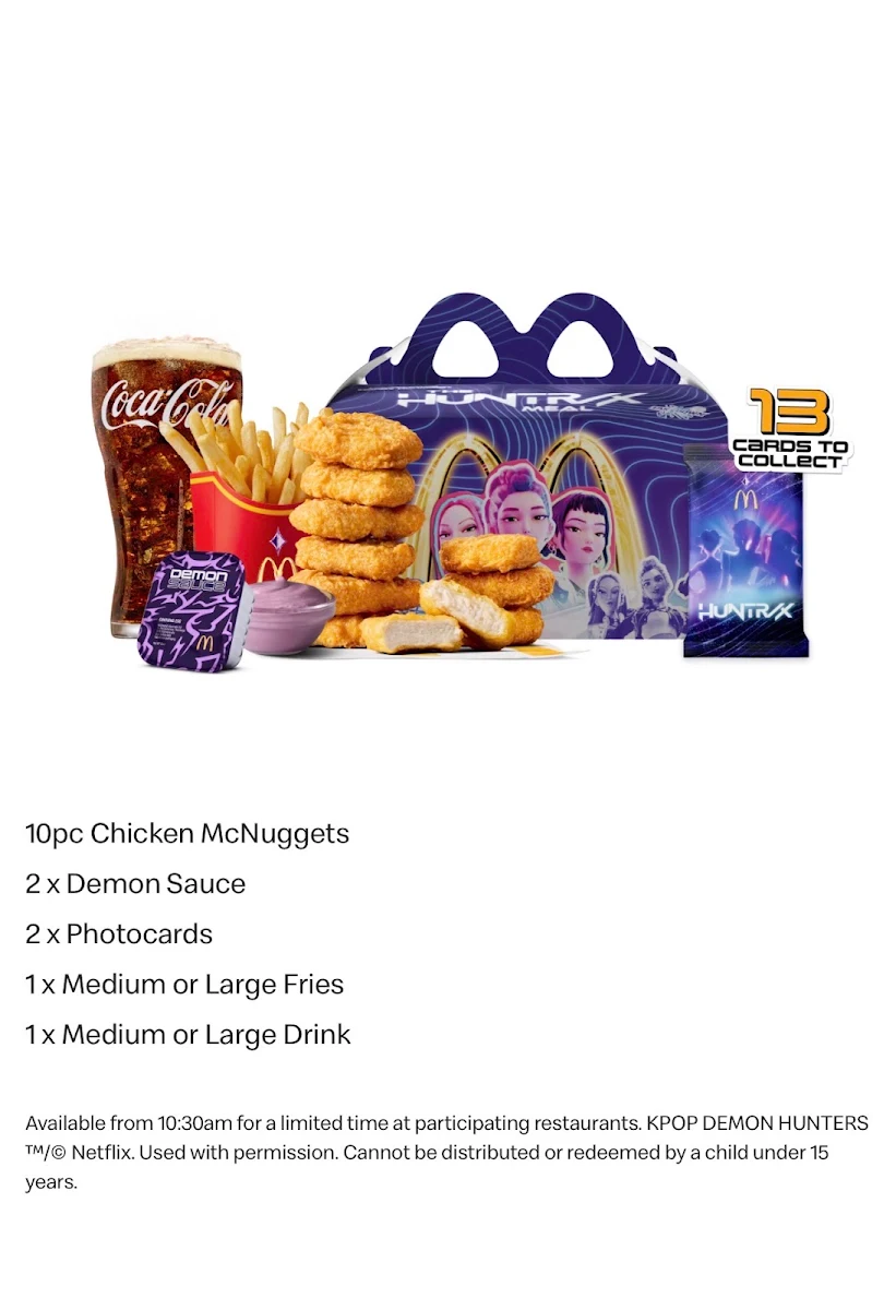 Menu, McDonald's Blackburn