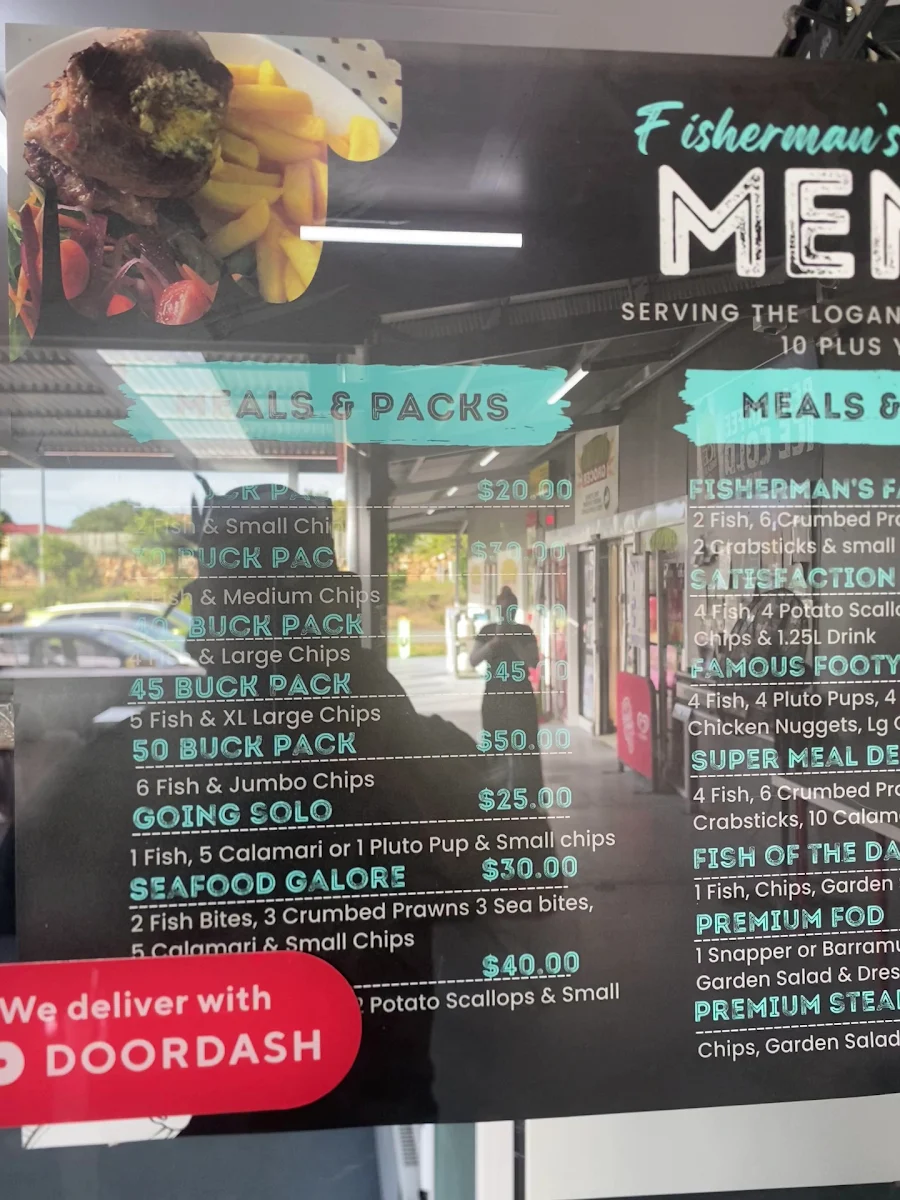 Menu, Fisherman's Daughter Fish 'n' Chips