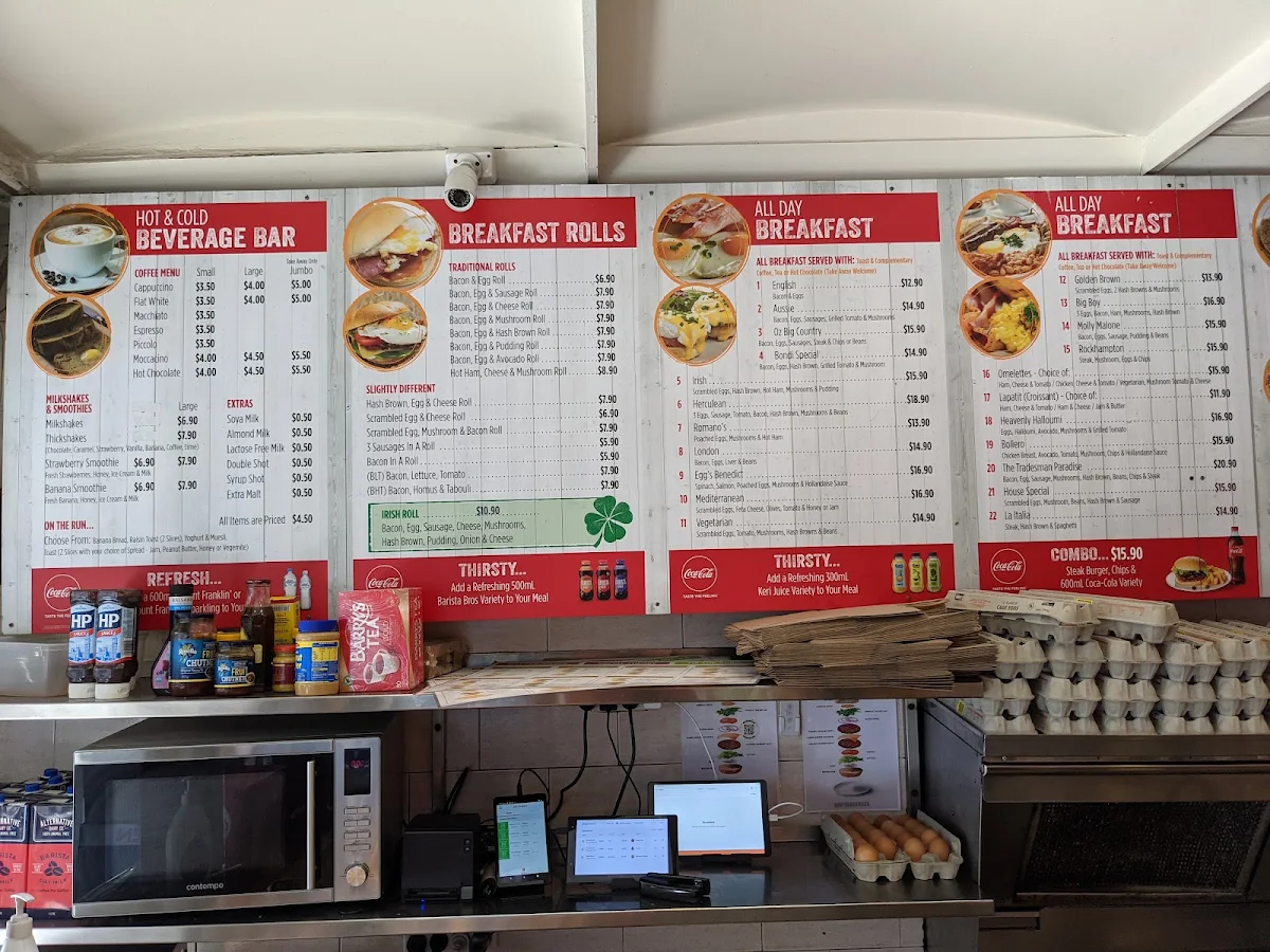Menu, 3 Steps Cafe.