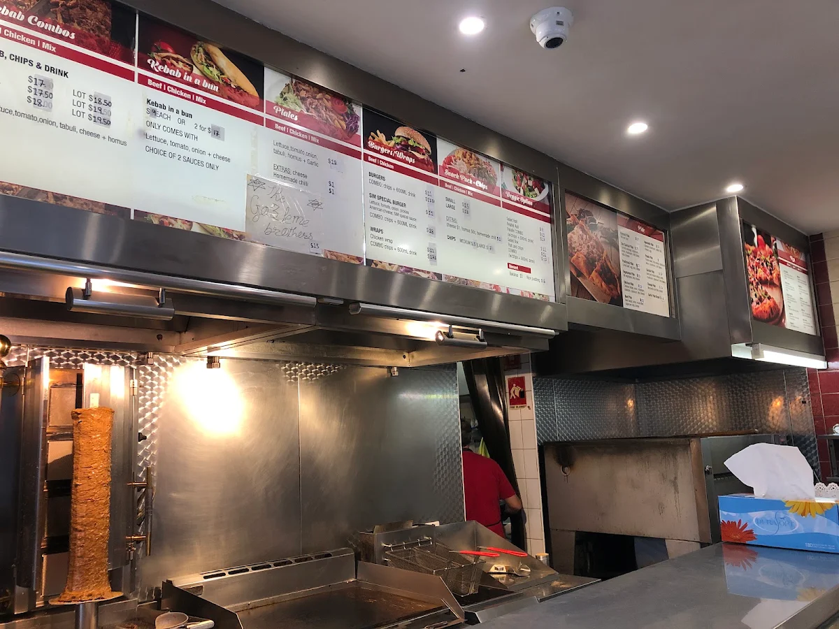 Menu, SIM Kebab House
