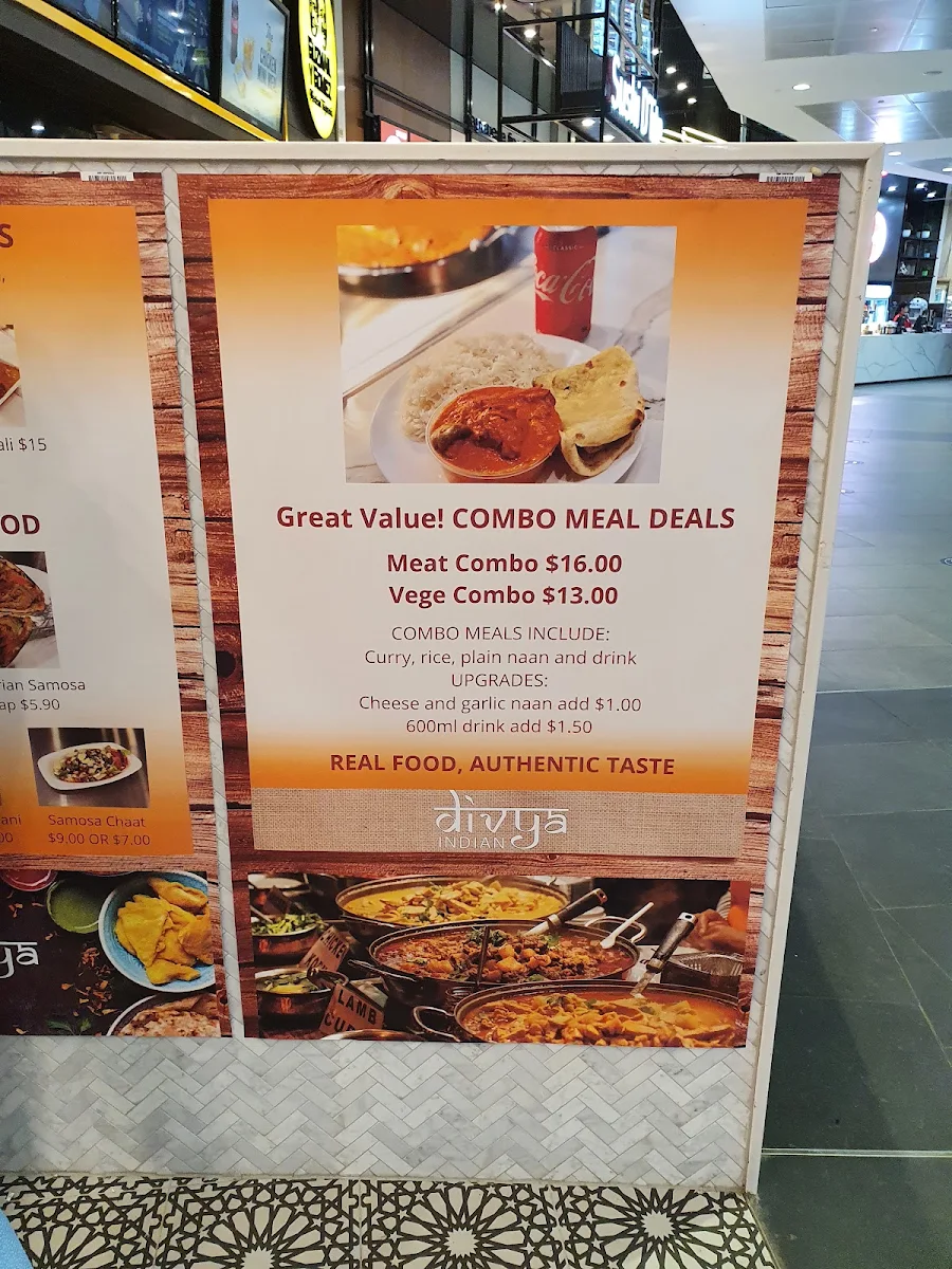 Menu, Food Atrium Food Court