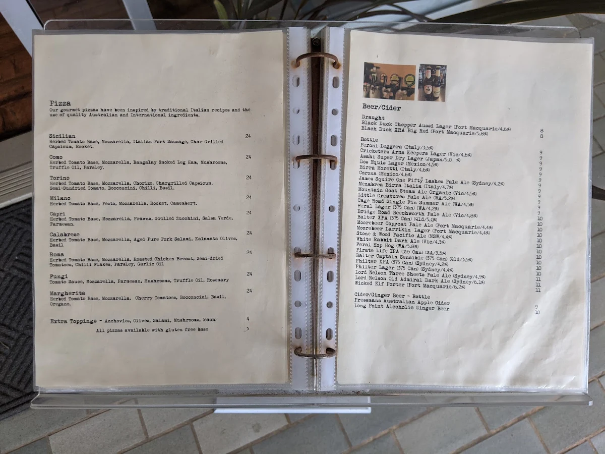 Menu, Bar Florian