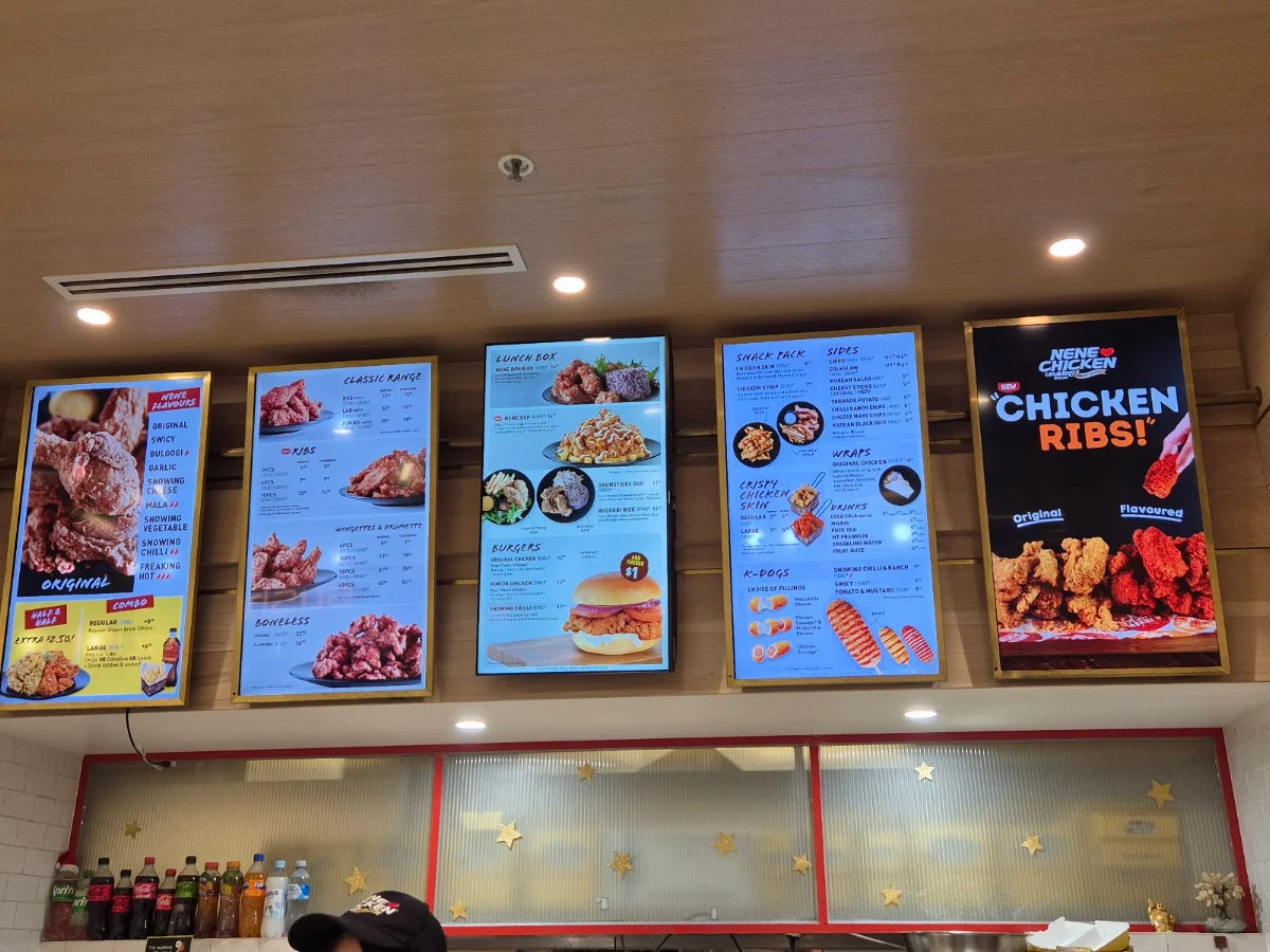 Menu, Nene Chicken