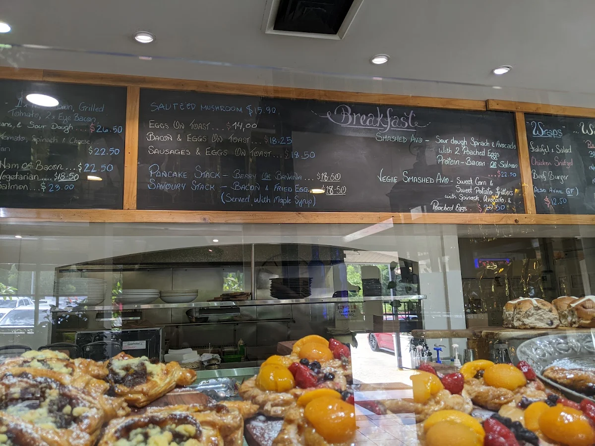 Menu, Glass House Mountains Coffee