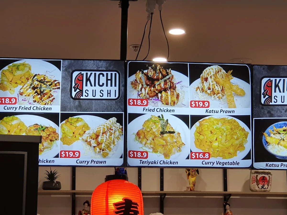 Menu, Kichi Sushi