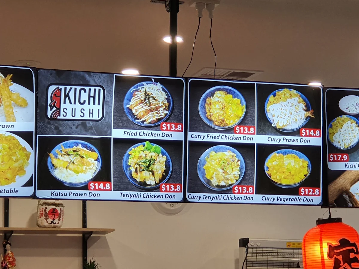Menu, Kichi Sushi