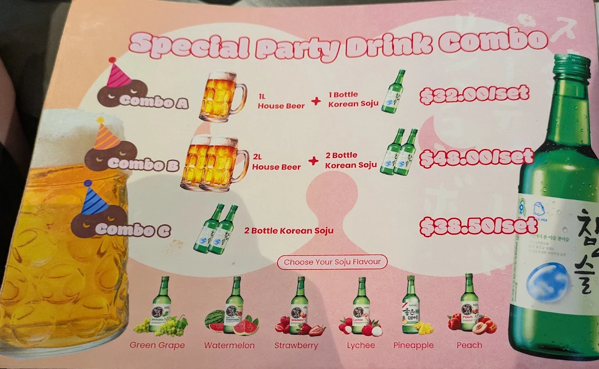 Menu, Dohtonbori (Docklands)
