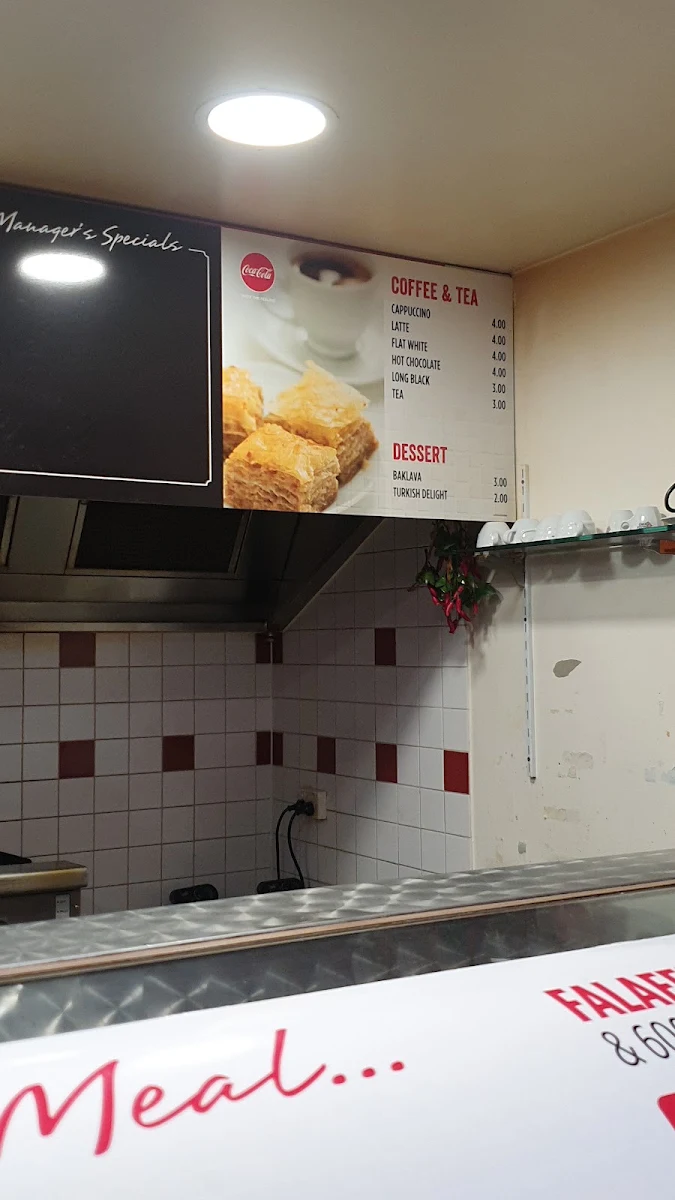 Menu, Alice Pide & Kebabs