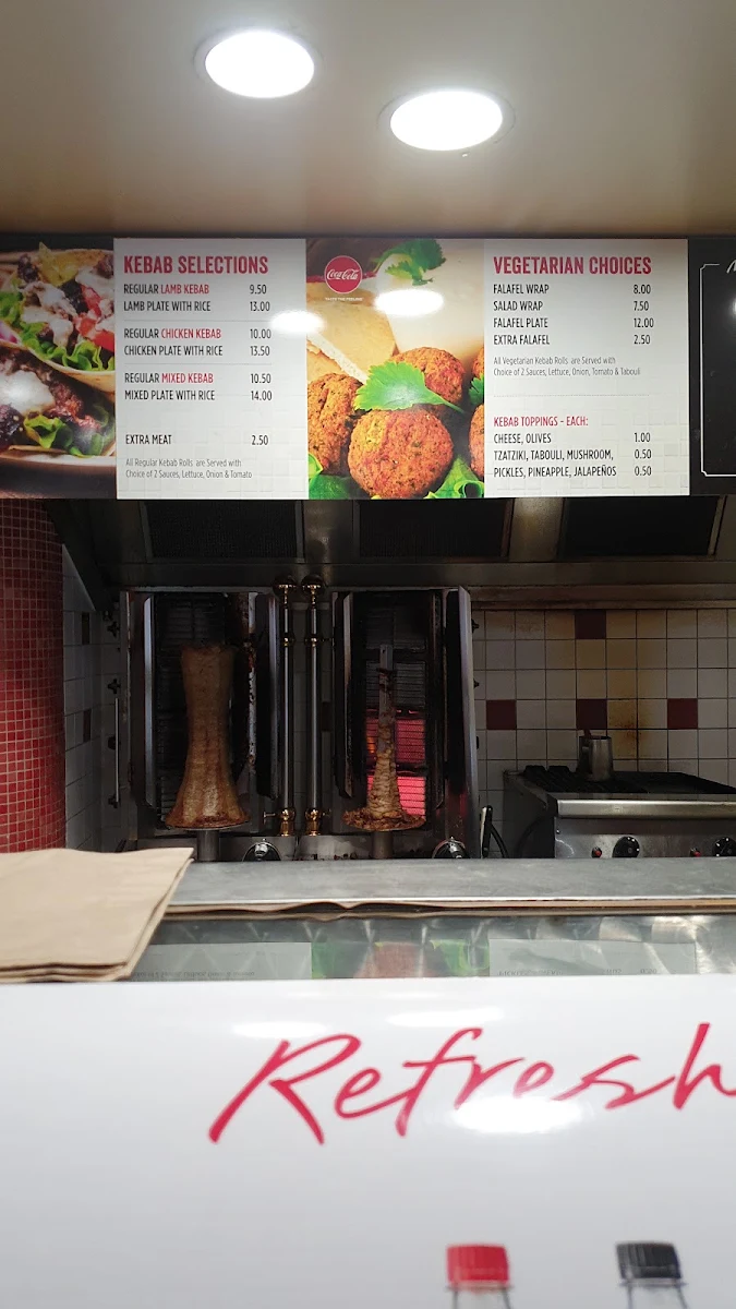 Menu, Alice Pide & Kebabs