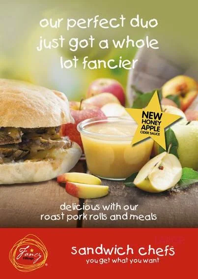 Menu, Sandwich Chefs - Traralgon