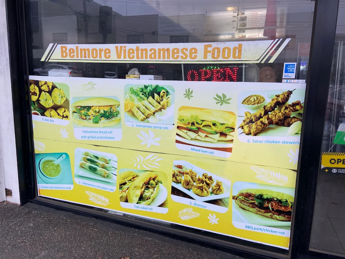 Menu, Belmore Vietnamese Food