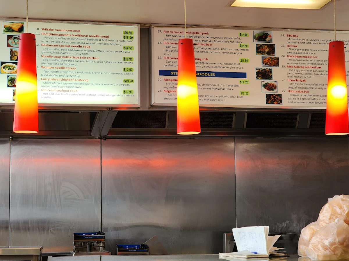 Menu, Belmore Vietnamese Food