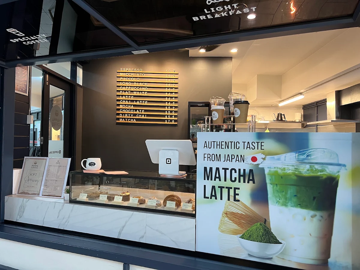 Menu, Manna Coffee