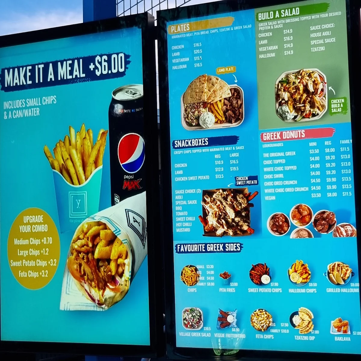 Menu, The Yiros Shop - Berrinba