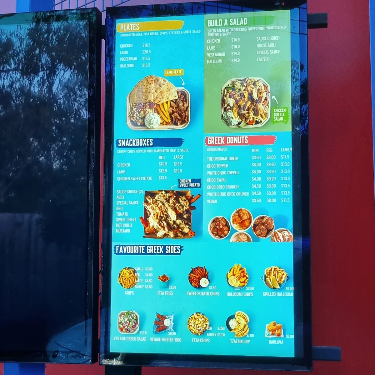 Menu, The Yiros Shop - Berrinba