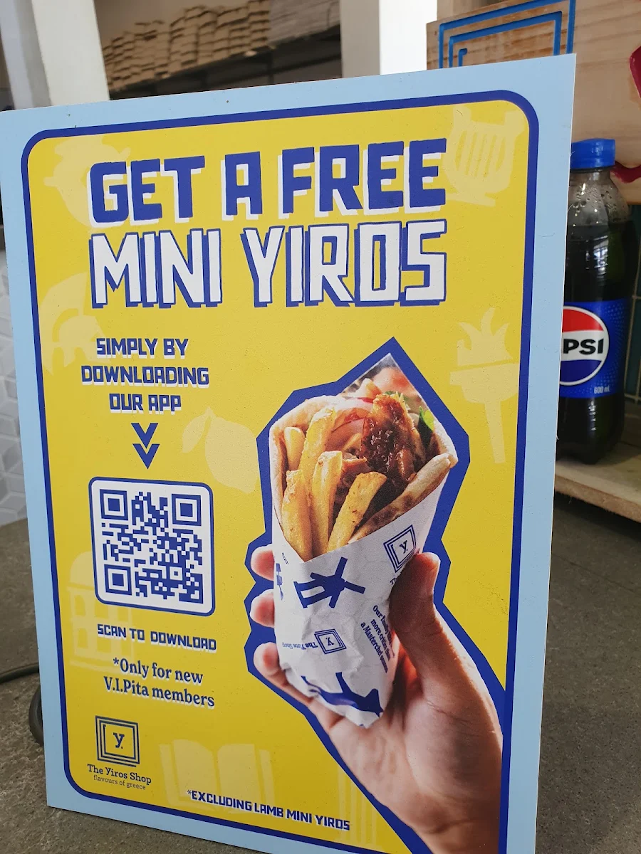 Menu, The Yiros Shop - Berrinba