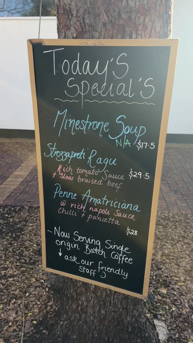 Menu, Sweet Lulus Cafe
