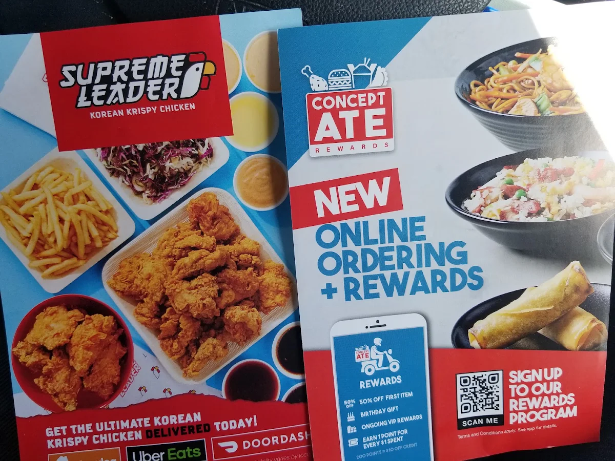 Menu, Noodle Box Unley