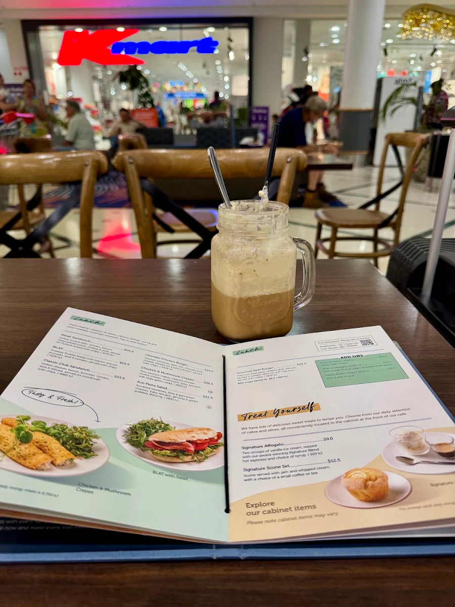 Menu, Jamaica Blue Cairns Central