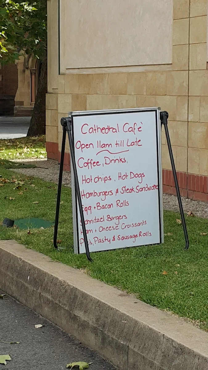 Menu, Cathedral Hotel