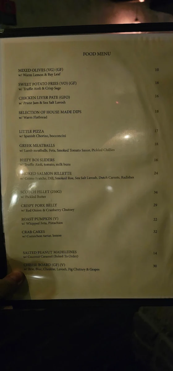 Menu, Door Knock
