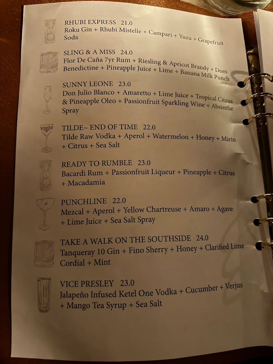 Menu, Door Knock