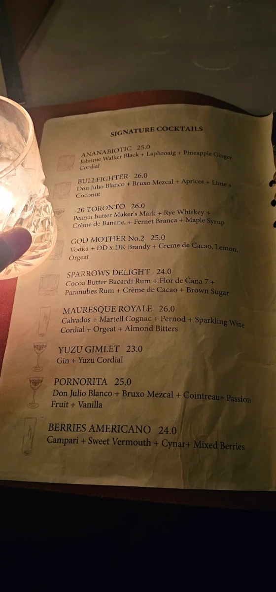 Menu, Door Knock