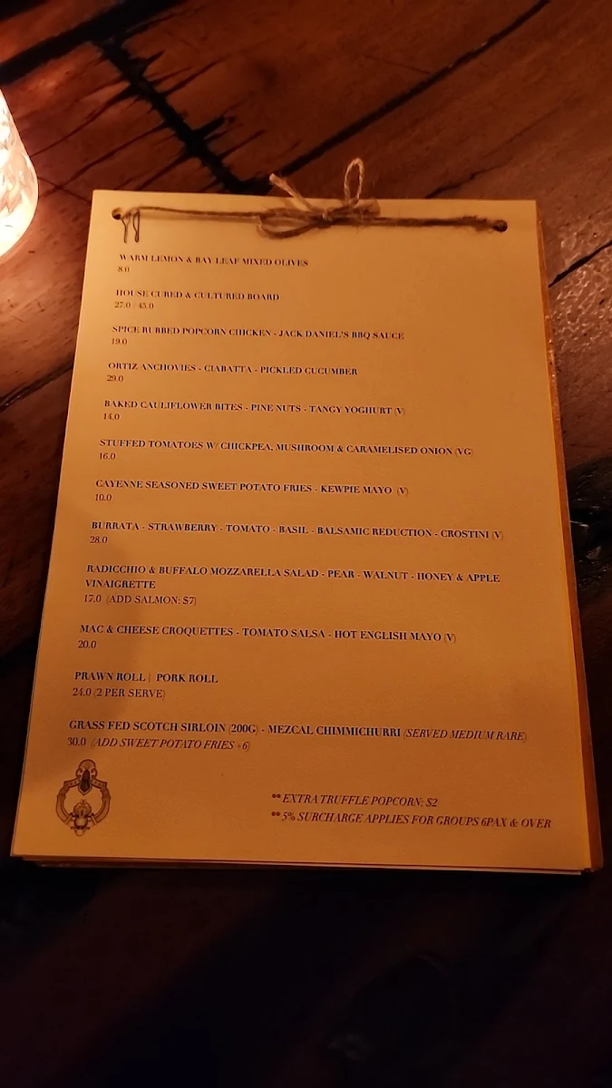 Menu, Door Knock