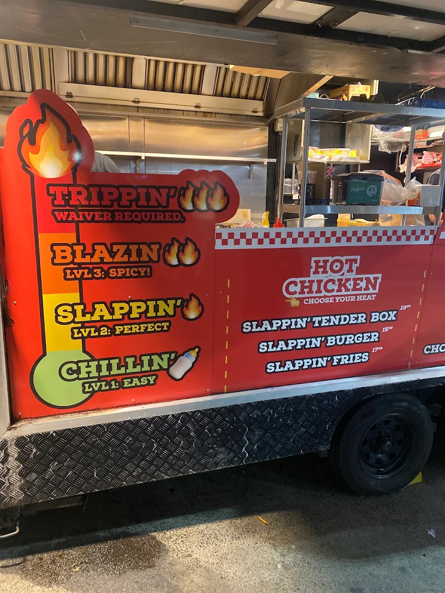 Menu, SMASH Burger Club x SLAPPIN’ Hot Chicken (Hallam)