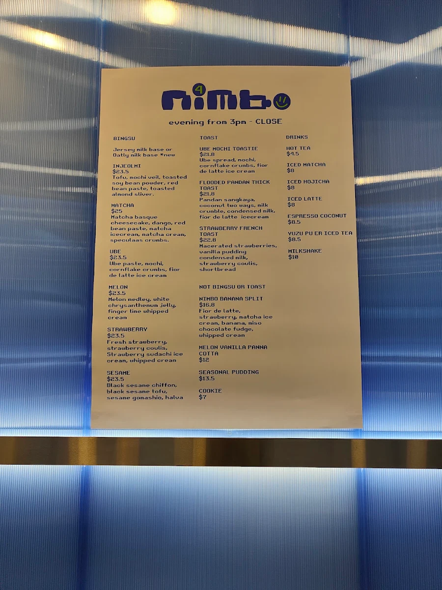 Menu, Pop Up - Matcha Mate