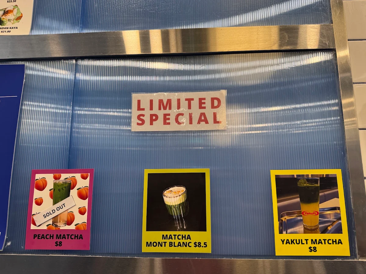 Menu, Pop Up - Matcha Mate