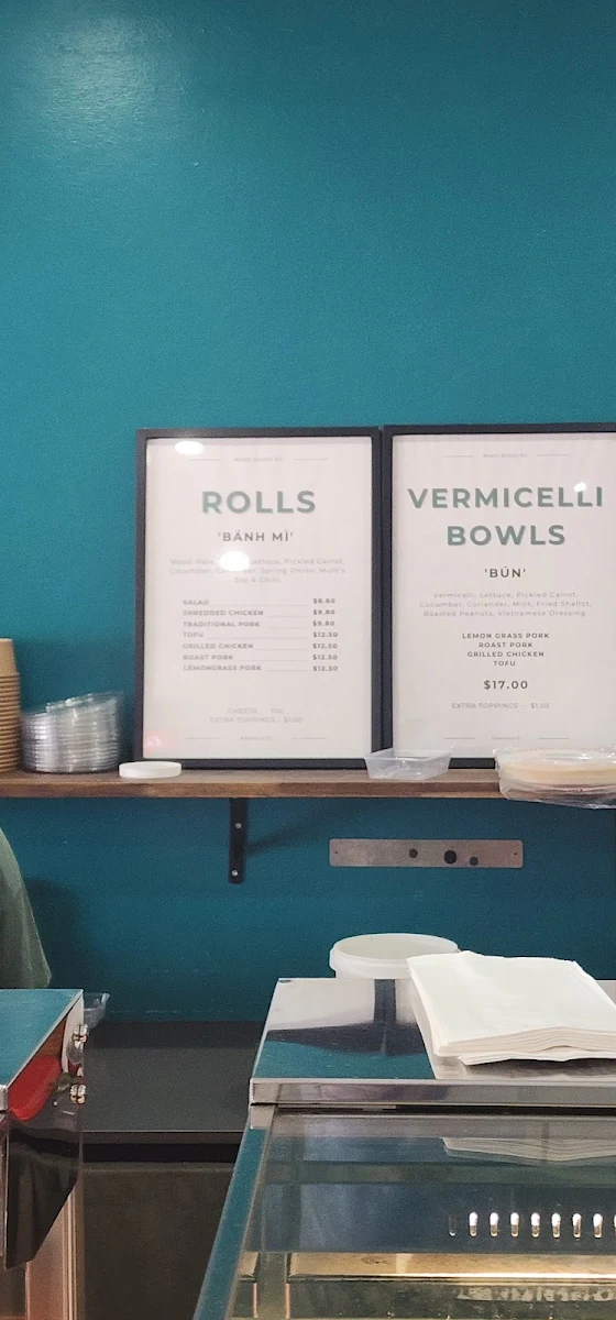 Menu, MaMi Banh Mi
