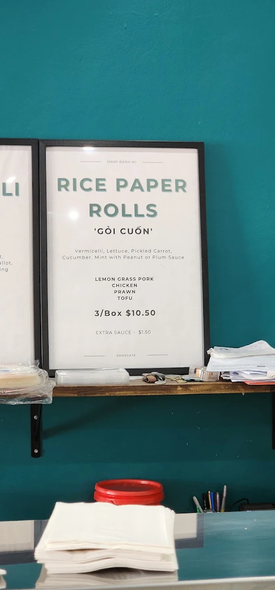 Menu, MaMi Banh Mi