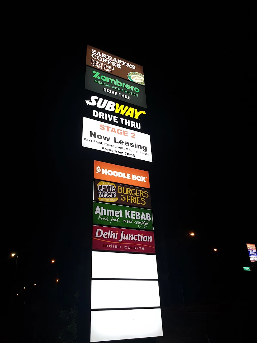 Menu, Zambrero Yamanto