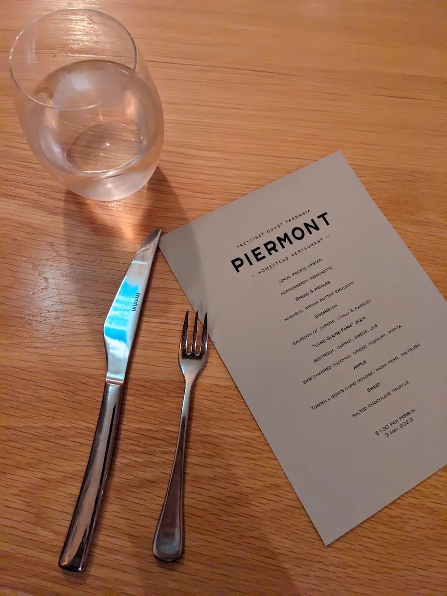 Menu, Homestead Restaurant