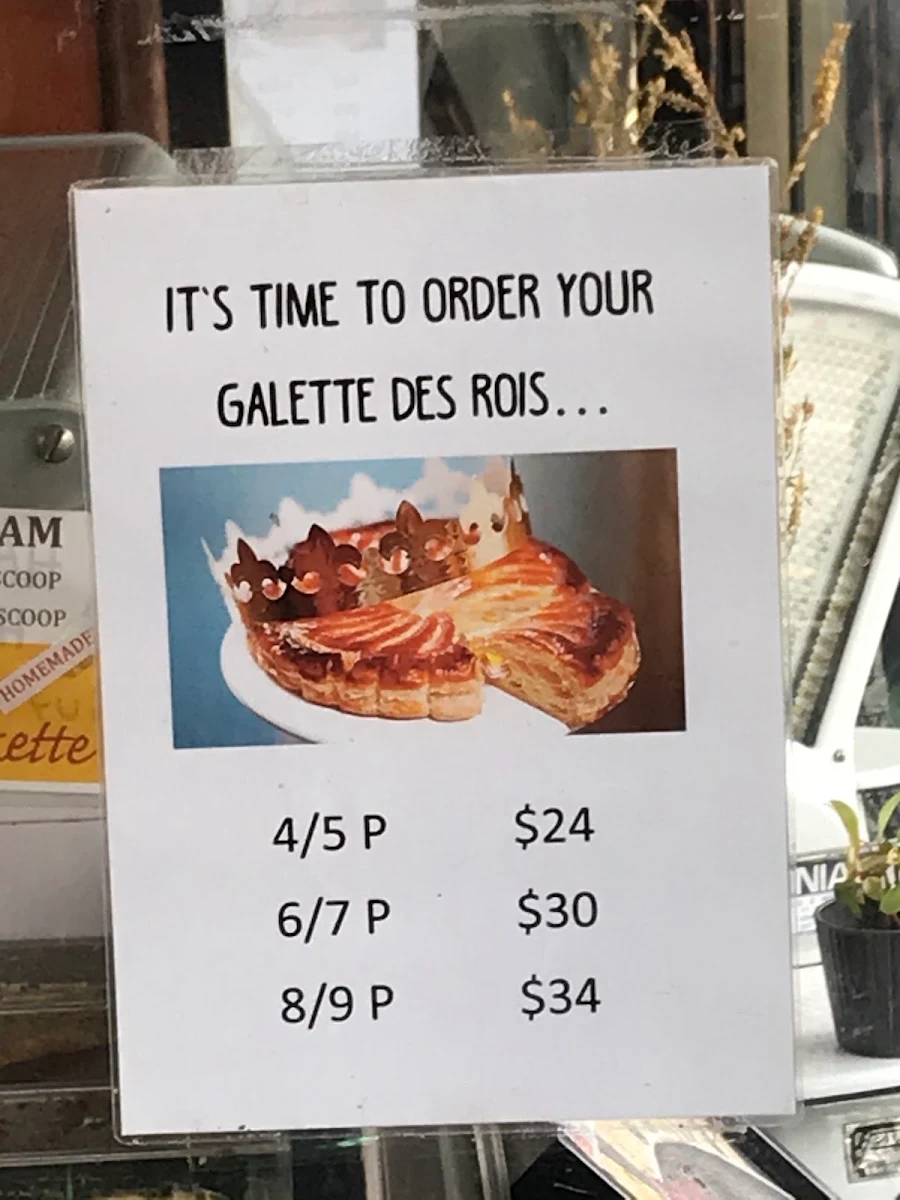 Menu, Choukette