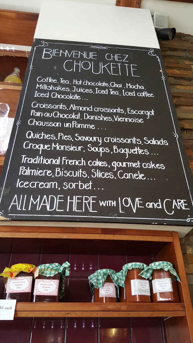 Menu, Choukette