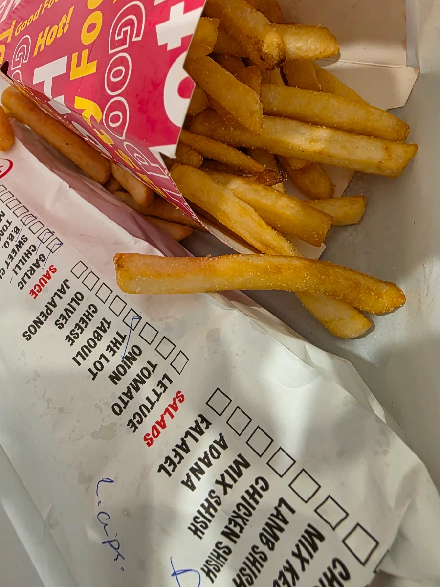 Menu, Lynbrook Kebabs